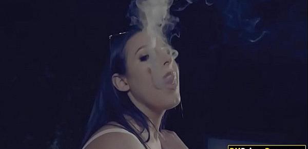  Luscious women roiling concoctions of smoke and analyzed